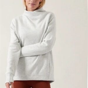 Athleta Cozy Karma Twist Neck Sweatshirt